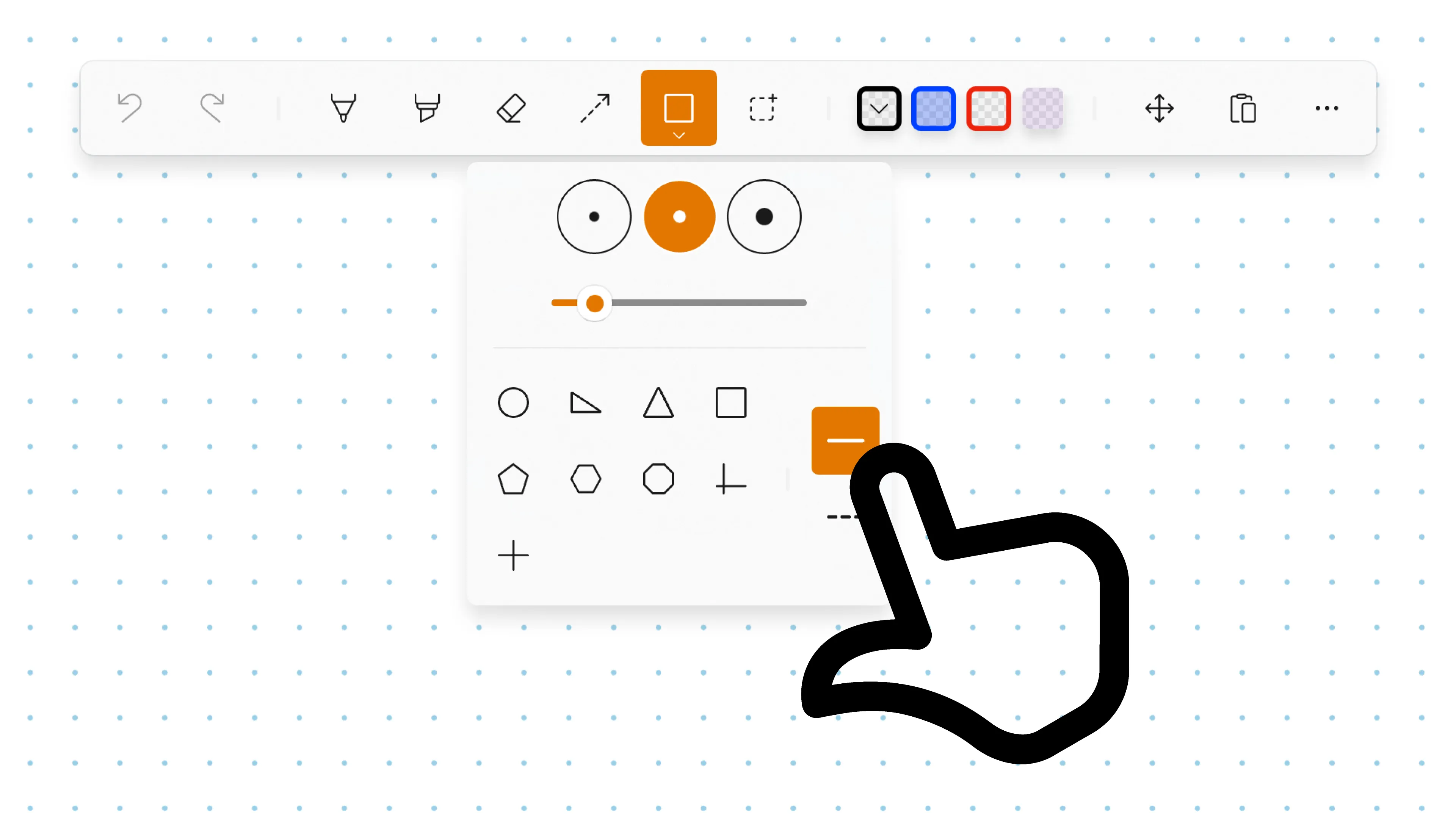 Screenshot of the touch-friendly interface in Noteastic